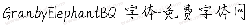 GranbyElephantBQ 字体字体转换